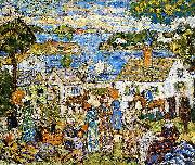 Maurice Prendergast New England Harbor oil painting reproduction